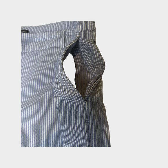 Hilary Radley Blue and White Striped Capris - Picture 5 of 8